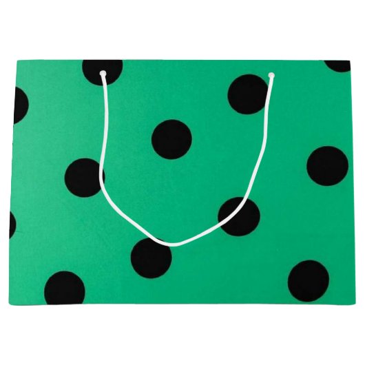 Polka-puntpatroon Groot Cadeauzakje (Voorkant)