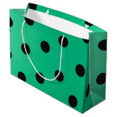 Polka-puntpatroon Groot Cadeauzakje (Achterkant Gekanteld)