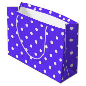 Polka-puntpatroon Groot Cadeauzakje (Achterkant Gekanteld)