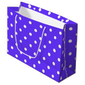 Polka-puntpatroon Groot Cadeauzakje (Voorkant Gekanteld)