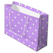 Polka-puntpatroon Groot Cadeauzakje (Voorkant Gekanteld)