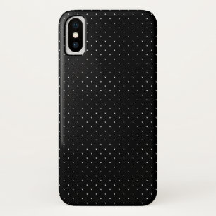 Polka-puntpatroon in zwart-wit Case-Mate iPhone case