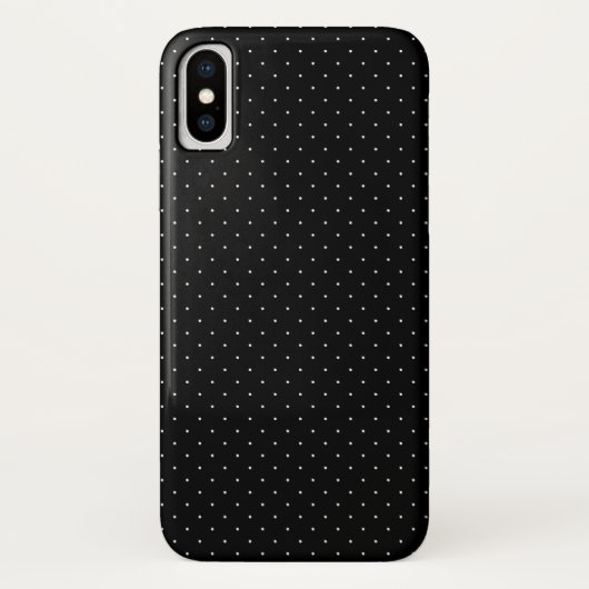 Polka-puntpatroon in zwart-wit Case-Mate iPhone case (Achterkant)