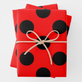 Polka-puntpatroon Inpakpapier Vel (In situ)