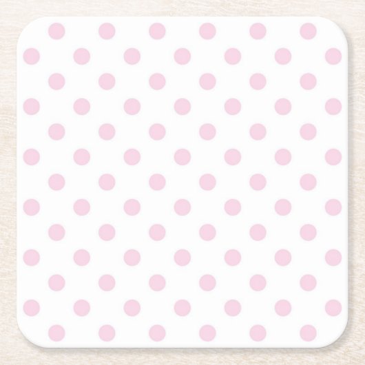 Polka-puntpatroon Kartonnen Onderzetters (Voorkant)