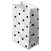 Polka-puntpatroon Klein Cadeauzakje (Voorkant Gekanteld)