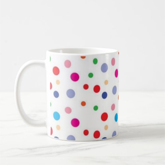 Polka-puntpatroon Koffiemok (Links)