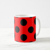 Polka-puntpatroon Koffiemok (Voorkant rechts)