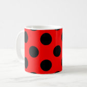 Polka-puntpatroon Koffiemok (Voorkant links)