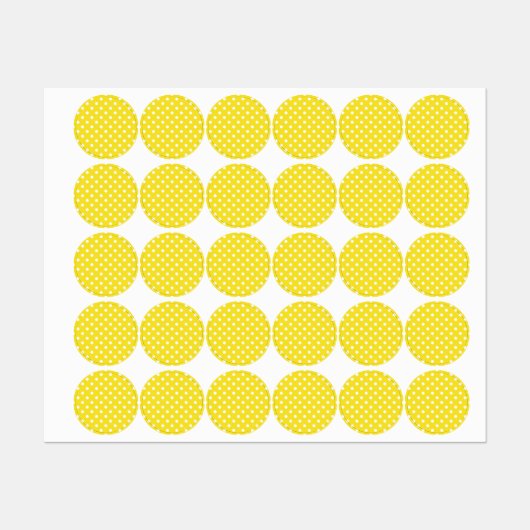 Polka-puntpatroon Labels (Vel)