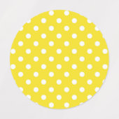 Polka-puntpatroon Labels (Design 2)