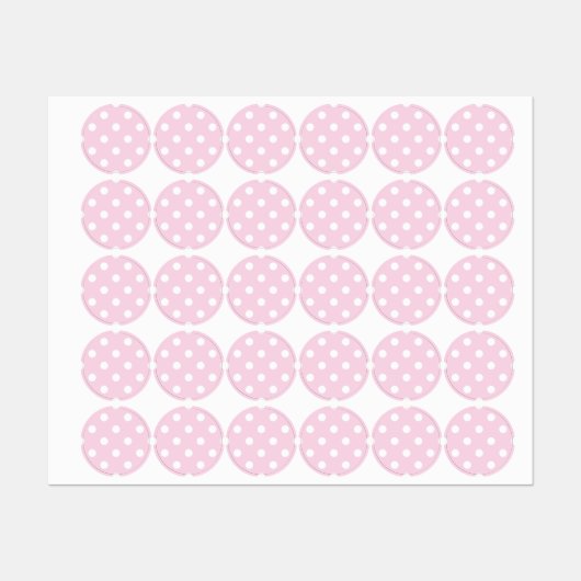 Polka-puntpatroon Labels (Vel)