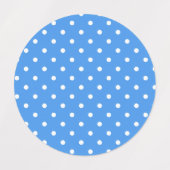 Polka-puntpatroon Labels (Design 1)