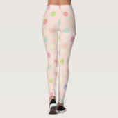 Polka-puntpatroon Leggings (Achterkant)