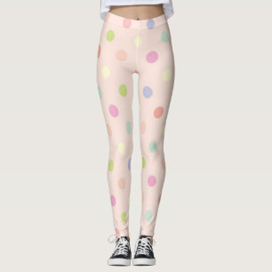 Polka-puntpatroon Leggings