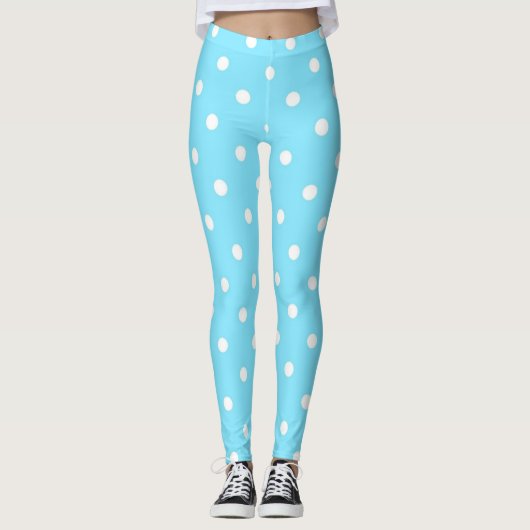 Polka-puntpatroon Leggings (Voorkant)