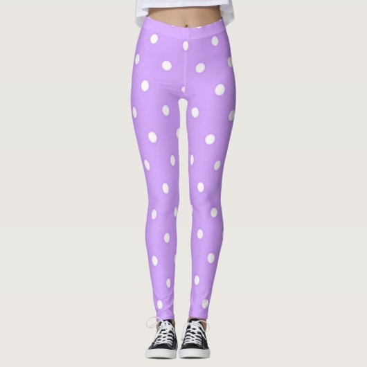 Polka-puntpatroon Leggings (Voorkant)