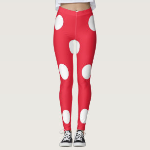 Polka-puntpatroon Leggings