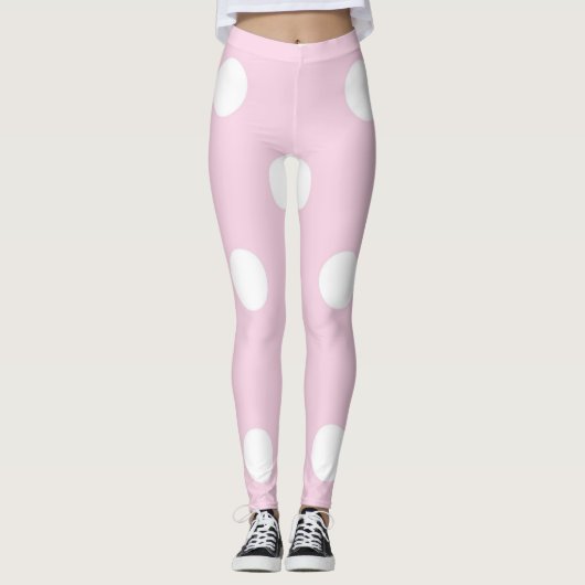 Polka-puntpatroon Leggings (Voorkant)