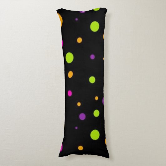 Polka-puntpatroon Lichaamskussen (Voorkant Verticaal)