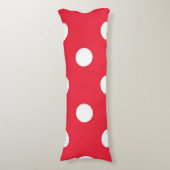 Polka-puntpatroon Lichaamskussen (Voorkant Verticaal)