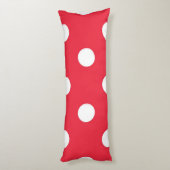 Polka-puntpatroon Lichaamskussen (Achterkant (Verticaal))
