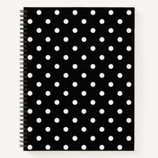 Polka-puntpatroon Notitieboek (Voorkant)