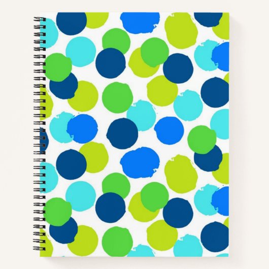 Polka-puntpatroon Notitieboek (Voorkant)