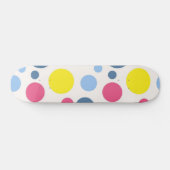 Polka-puntpatroon Persoonlijk Skateboard (Horizontaal)