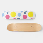 Polka-puntpatroon Persoonlijk Skateboard (Horizontaal)