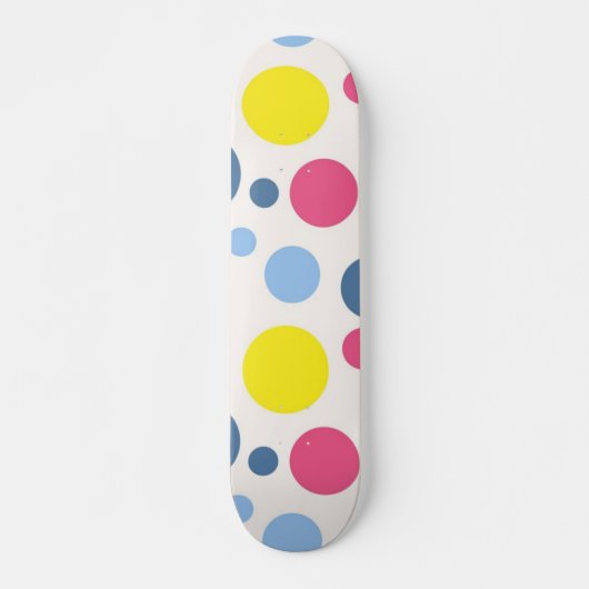 Polka-puntpatroon Persoonlijk Skateboard (Voorkant)
