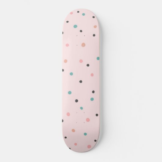 Polka-puntpatroon Persoonlijk Skateboard (Voorkant)