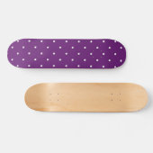 Polka-puntpatroon Persoonlijk Skateboard (Horizontaal)