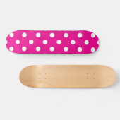 Polka-puntpatroon Persoonlijk Skateboard (Horizontaal)