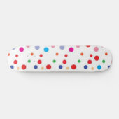 Polka-puntpatroon Persoonlijk Skateboard (Horizontaal)