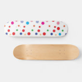 Polka-puntpatroon Persoonlijk Skateboard (Horizontaal)