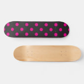 Polka-puntpatroon Persoonlijk Skateboard (Horizontaal)