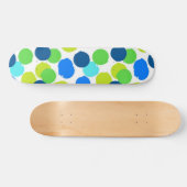 Polka-puntpatroon Persoonlijk Skateboard (Horizontaal)