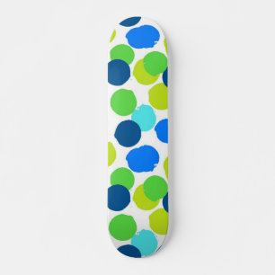 Polka-puntpatroon Persoonlijk Skateboard