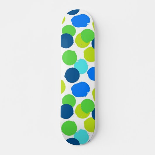 Polka-puntpatroon Persoonlijk Skateboard (Voorkant)