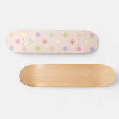 Polka-puntpatroon Persoonlijk Skateboard (Horizontaal)
