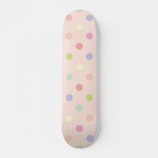 Polka-puntpatroon Persoonlijk Skateboard (Voorkant)