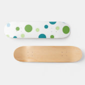 Polka-puntpatroon Persoonlijk Skateboard (Horizontaal)