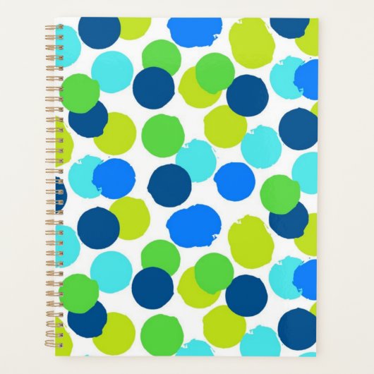 Polka-puntpatroon Planner (Voorkant)
