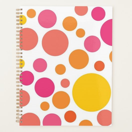 Polka-puntpatroon Planner (Voorkant)