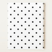 Polka-puntpatroon Planner (Achterkant)