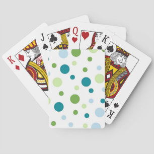 Polka-puntpatroon Pokerkaarten