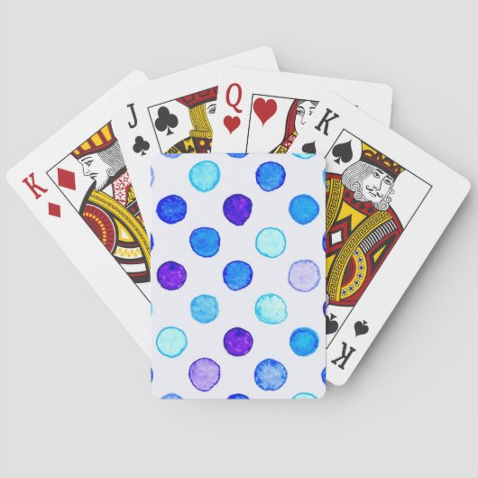Polka-puntpatroon Pokerkaarten (Achterkant)