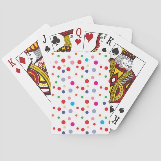 Polka-puntpatroon Pokerkaarten (Achterkant)