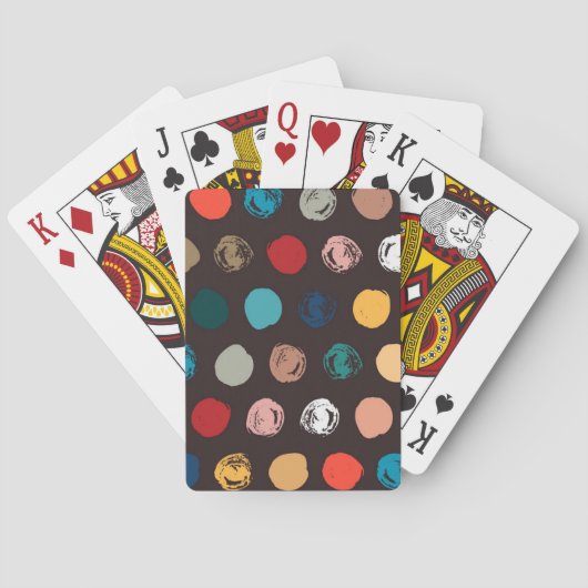 Polka-puntpatroon Pokerkaarten (Achterkant)